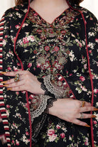 3PC Embroidered Unstitched Kotail Linen Suit KKTE-3605 Embroidered KHAS STORES 