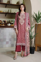 3PC Embroidered Unstitched Kotail Linen Suit KKTE-3607 Embroidered KHAS STORES 