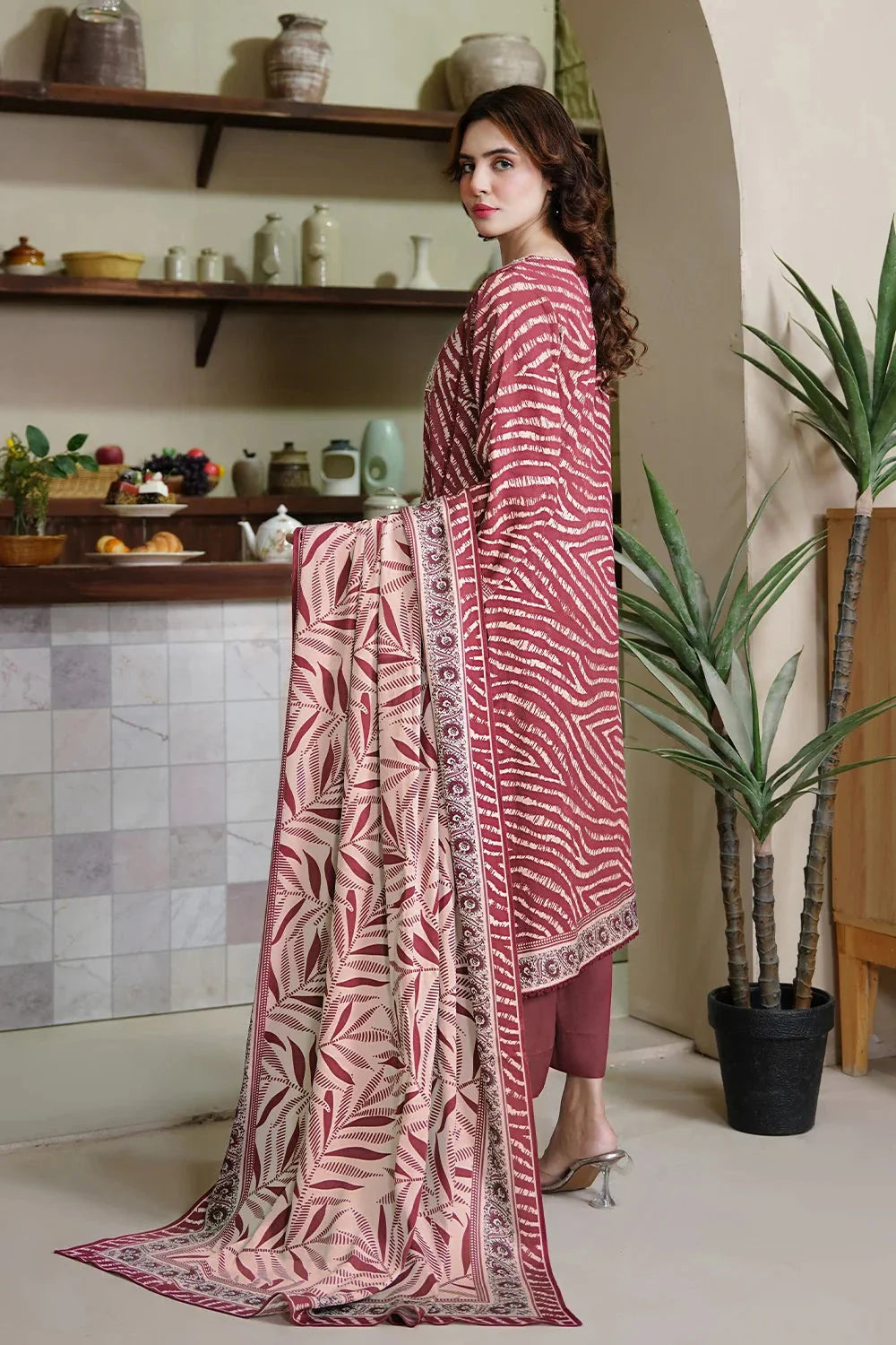3PC Embroidered Unstitched Kotail Linen Suit KKTE-3607 Embroidered KHAS STORES 
