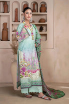3PC Embroidered Unstitched Lawn Suit KC-3325 Embroidered KHAS STORES 