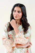 3PC Embroidered Unstitched Lawn Suit | KC-3775 Embroidered KHAS STORES 