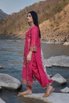 3PC Embroidered Unstitched Lawn Suit KCE-3168 Embroidered KHAS STORES 