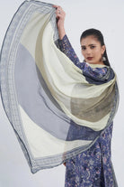 3PC Embroidered Unstitched Lawn Suit KCE-3220 Embroidered KHAS STORES 