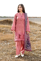 3PC Embroidered Unstitched Lawn Suit | KCE-3792 Embroidered KHAS STORES 