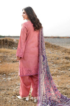 3PC Embroidered Unstitched Lawn Suit | KCE-3792 Embroidered KHAS STORES 