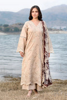 3PC Embroidered Unstitched Lawn Suit | KCE-3794 Embroidered KHAS STORES 
