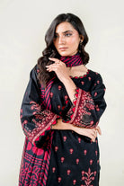 3PC Embroidered Unstitched Lawn Suit | KCE-3805 Embroidered KHAS STORES 