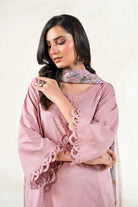 3PC Embroidered Unstitched Lawn Suit | KCE-3806 Embroidered KHAS STORES 