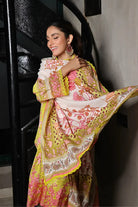 3PC Embroidered Unstitched Lawn Suit KL-2431 Embroidered KHAS STORES 