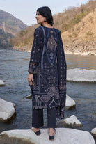 3PC Embroidered Unstitched Lawn Suit KL-3163 Embroidered KHAS STORES 