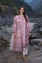 3PC Embroidered Unstitched Lawn Suit KL-3190 Embroidered KHAS STORES 