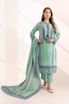 3PC Embroidered Unstitched Lawn Suit KL-3311 Embroidered KHAS STORES 