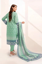 3PC Embroidered Unstitched Lawn Suit KL-3311 Embroidered KHAS STORES 