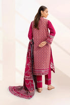 3PC Embroidered Unstitched Lawn Suit KL-3316 Embroidered KHAS STORES 