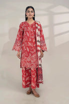 3PC Embroidered Unstitched Lawn Suit KL-3330 Embroidered KHAS STORES 