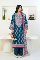 3PC Embroidered Unstitched Lawn Suit KL-3333 Embroidered KHAS STORES 