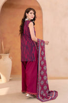 3PC Embroidered Unstitched Lawn Suit KL-3334 Embroidered KHAS STORES 