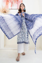3PC Embroidered Unstitched Lawn Suit KL-3427 Embroidered KHAS STORES 