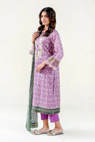 3PC Embroidered Unstitched Lawn Suit | KL-3766 Embroidered KHAS STORES 