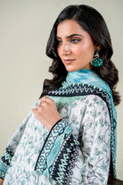 3PC Embroidered Unstitched Lawn Suit | KL-3769 Embroidered KHAS STORES 