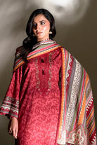 3PC Embroidered Unstitched Lawn Suit | KL-3770 Embroidered KHAS STORES 