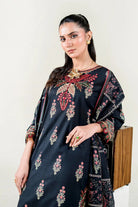 3PC Embroidered Unstitched Lawn Suit | KL-3772 Embroidered KHAS STORES 