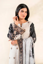 3PC Embroidered Unstitched Lawn Suit | KL-3783 Embroidered KHAS STORES 