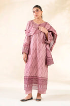 3PC Embroidered Unstitched Lawn Suit | KL-3787 Embroidered KHAS STORES 