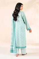 3PC Embroidered Unstitched Lawn Suit | KL-3788 Embroidered KHAS STORES 