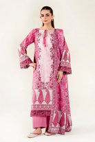 3PC Embroidered Unstitched Lawn Suit | KL-3946 Embroidered KHAS STORES 