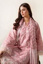 3PC Embroidered Unstitched Lawn Suit | KL-3969 Embroidered KHAS STORES 