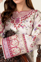 3PC Embroidered Unstitched Lawn Suit | KL-3973 Embroidered KHAS STORES 