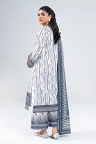 3PC Embroidered Unstitched Lawn Suit | KL-3976 Embroidered KHAS STORES 