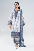3PC Embroidered Unstitched Lawn Suit | KL-3976 Embroidered KHAS STORES 