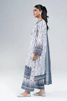 3PC Embroidered Unstitched Lawn Suit | KL-3976 Embroidered KHAS STORES 