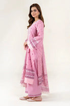 3PC Embroidered Unstitched Lawn Suit | KL-4078 Embroidered KHAS STORES 