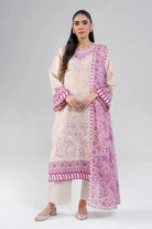 3PC Embroidered Unstitched Lawn Suit | KL-4081 Embroidered KHAS STORES 