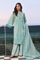 3PC Embroidered Unstitched Lawn Suit KOE-2570 Embroidered KHAS STORES 