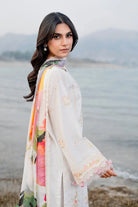 3PC Embroidered Unstitched Lawn Suit | KSC-3364 Embroidered KHAS STORES 