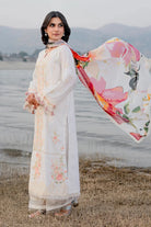3PC Embroidered Unstitched Lawn Suit | KSC-3364 Embroidered KHAS STORES 
