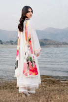 3PC Embroidered Unstitched Lawn Suit | KSC-3364 Embroidered KHAS STORES 