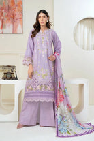 3PC Embroidered Unstitched Lawn Suit KSC-3368 Embroidered KHAS STORES 
