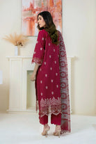 3PC Embroidered Unstitched Lawn Suit KSC-3369 Embroidered KHAS STORES 