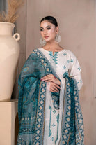 3PC Embroidered Unstitched Lawn Suit KSC-3373 Embroidered KHAS STORES 