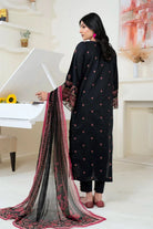 3PC Embroidered Unstitched Lawn Suit KSC-3374 Embroidered KHAS STORES 