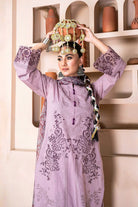 3PC Embroidered Unstitched Lawn Suit KSC-3375 Embroidered KHAS STORES 