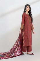 3PC Embroidered Unstitched Lawn Suit KSC-3440 Embroidered KHAS STORES 