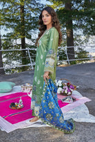 3PC Embroidered Unstitched Lawn Suit KSE-3396 Embroidered KHAS STORES 