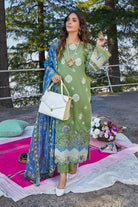 3PC Embroidered Unstitched Lawn Suit KSE-3396 Embroidered KHAS STORES 
