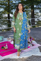 3PC Embroidered Unstitched Lawn Suit KSE-3396 Embroidered KHAS STORES 